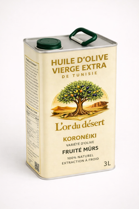 Huile d’olive Koroneiki – Bidon 3L
